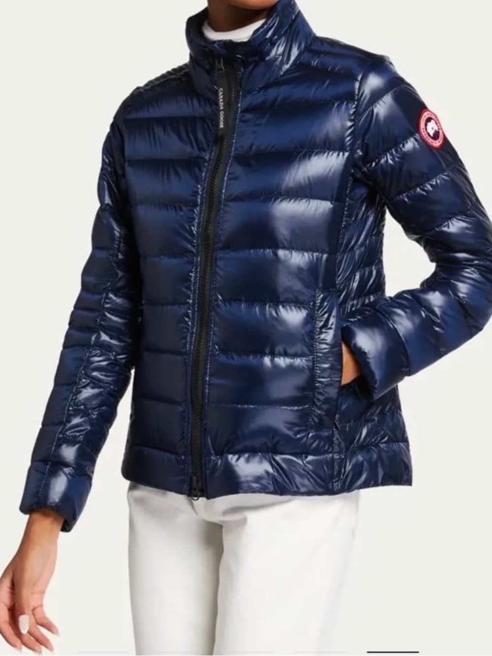 Canada Goose Atlatnic Blue Cypress Packable 750-Fill-Power Down Puffer Jacket